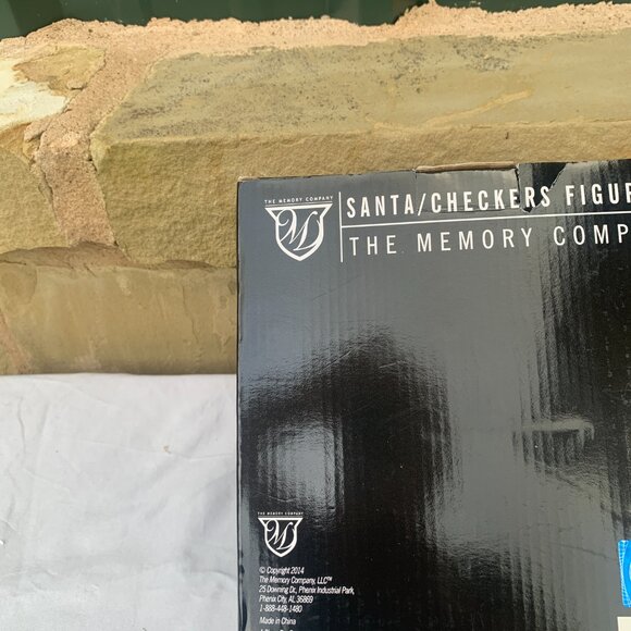 UT LONGHORNS LTD NEW Santa Checkers Figurine, The Memory Company, Univ of TEXAS - Picture 10 of 13